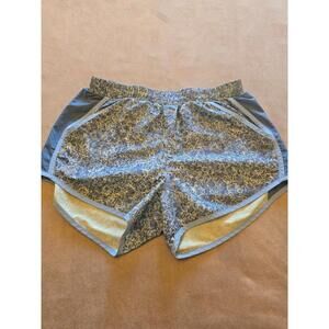 Under Armour Loose Blue Marbled Heat Gear Lined Athletic Short(S)